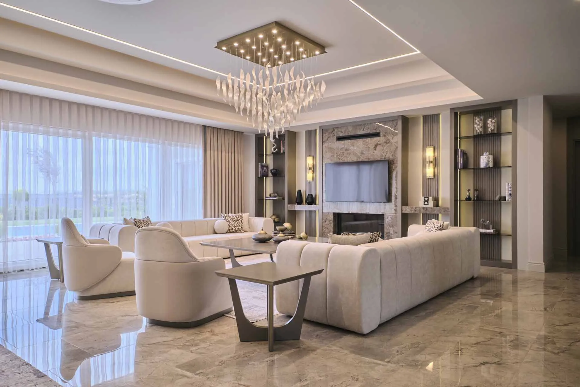 HY Evi — Büyükçekmece / İstanbul, villa iç mekân tasarımı