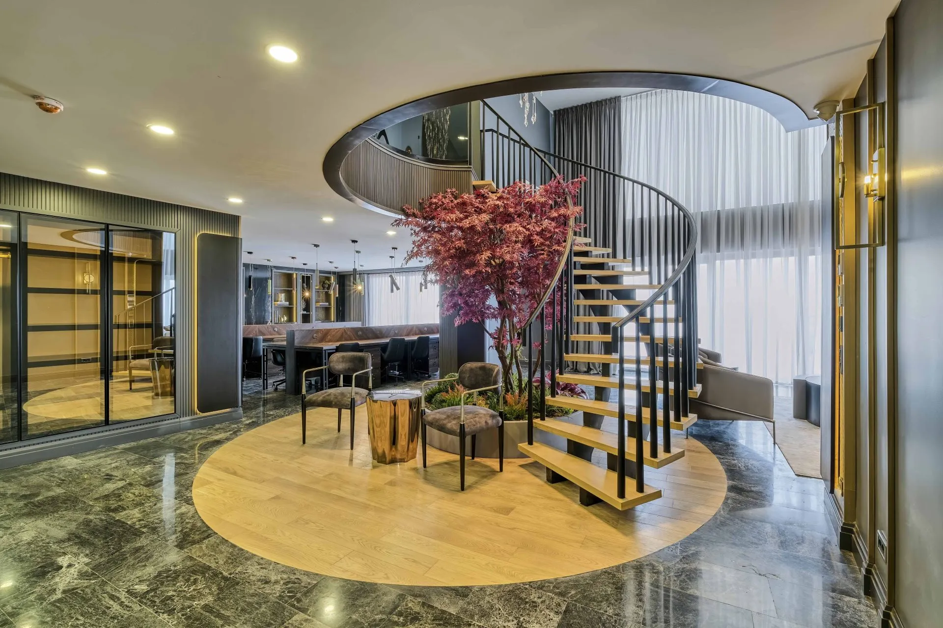 DL Loft — Büyükçekmece / İstanbul, tasarım ofisi + yaşam alanı iç mekân tasarımı